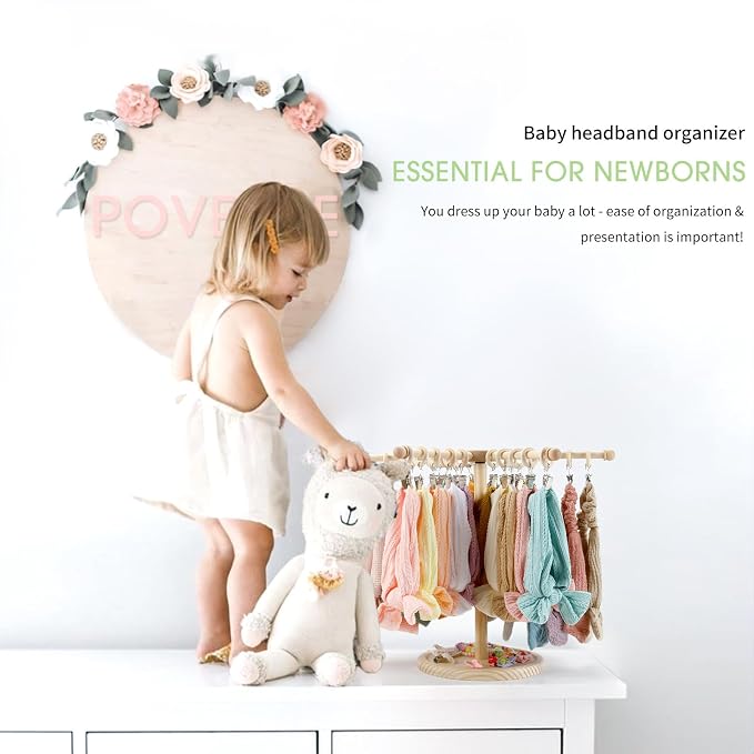 POVETIRE Headband Holder Bow Organizer - Image 2