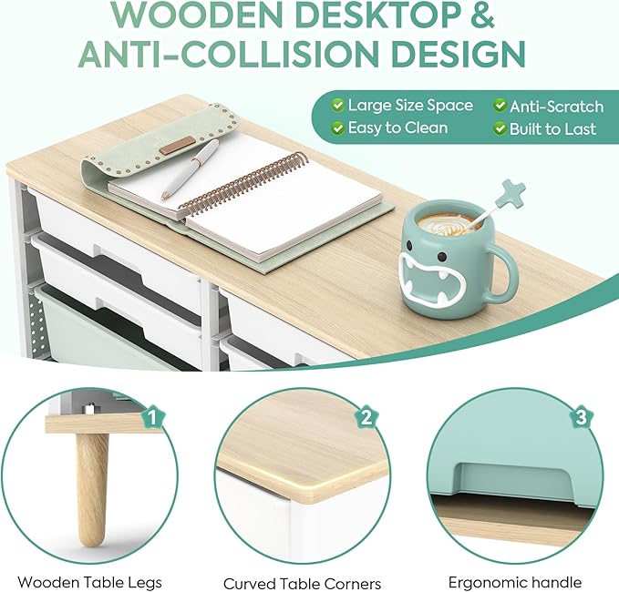 TOOLF 12 Drawers Storage Cabinet - Image 4