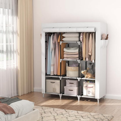 VTRIN Portable Closet Wardrobe for Hanging Clothes - Image 2