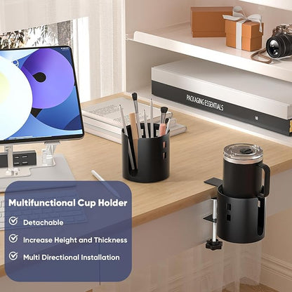 Deeper Desk Cup Holder, OOKUU Anti-Spill Cup Holder - Image 2