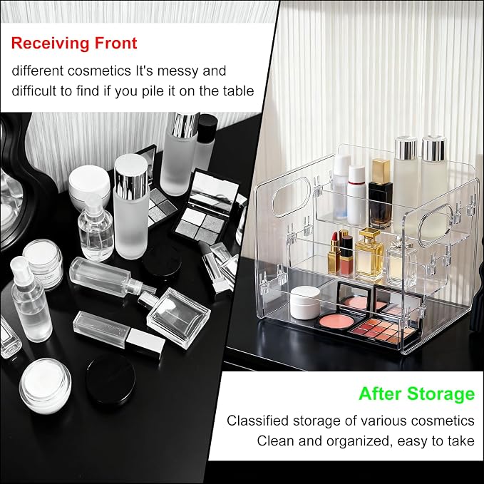 3-Tier Lotion Organizer, Body Spray Organizer, Bathroom Organizers - Image 6