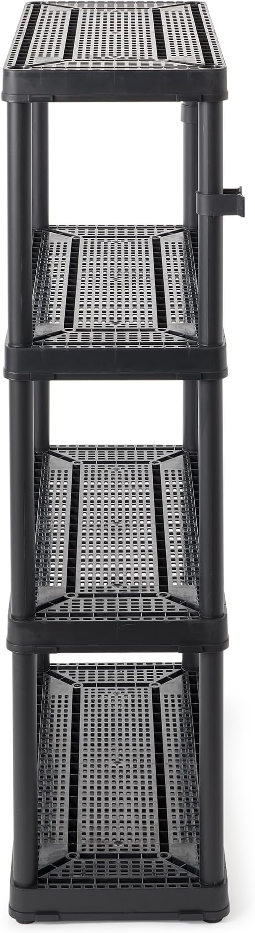 Gracious Living 4 Shelf Fixed Height Ventilated Medium Duty Storage Unit 14 x - Image 8