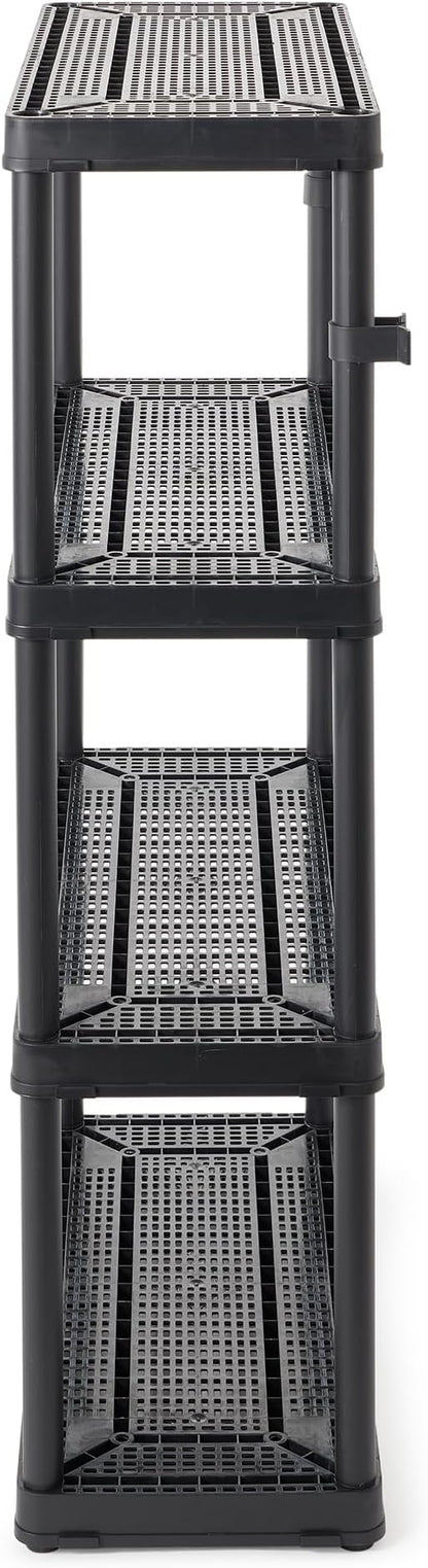 Gracious Living 4 Shelf Fixed Height Ventilated Medium Duty Storage Unit 14 x - Image 8