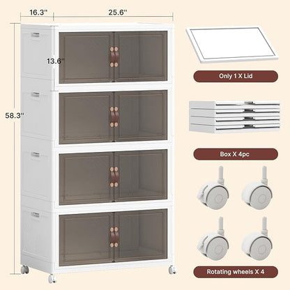 936QT Extra Large Stackable Storage Bins - Image 2