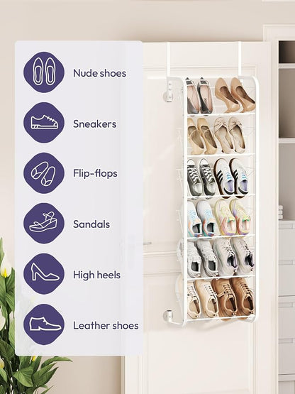 SWTYMIKI Over the Door Shoe Organizer - Image 4