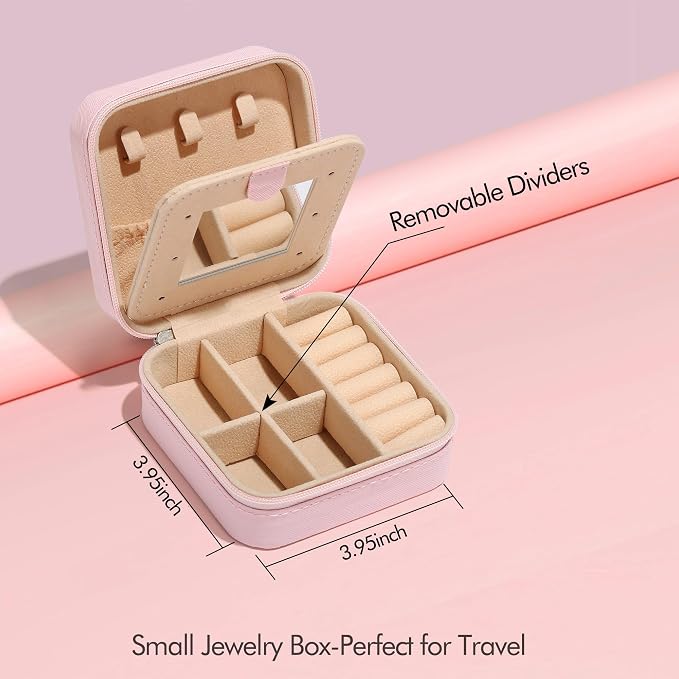 Parima Travel Jewelry Box for Girls Women, Jewelry Organizer Box | Personalized - Image 3