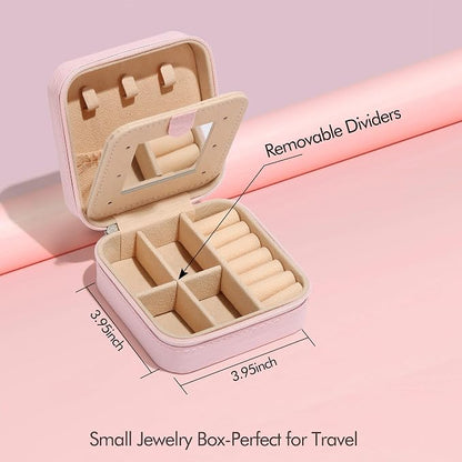 Parima Travel Jewelry Box for Girls Women, Jewelry Organizer Box | Personalized - Image 3