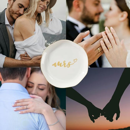 HOME SMILE Mrs Ring Dish, Engagement&Wedding Gifts - Image 6