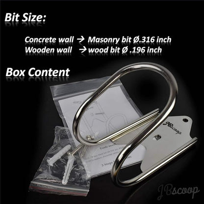 JBscoop Garden Hose Holder, Garden Hose Hanger Wall Mount - Image 2