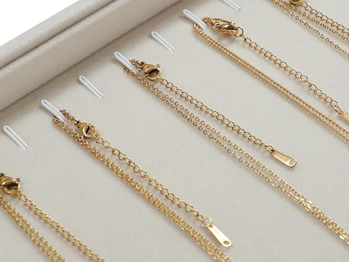 Stratalife 20 Hooks Necklace Organizer Tray, Stackable Jewelry Organizer - Image 4