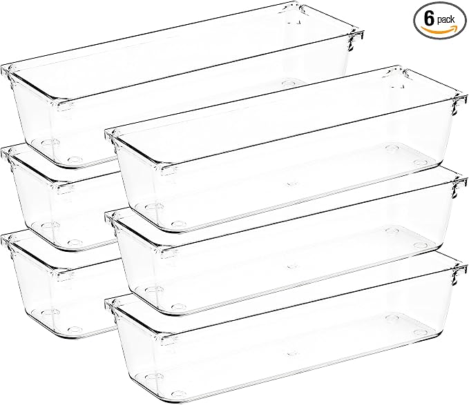 6 Pack Drawer Organizer by Ravinte+Decor