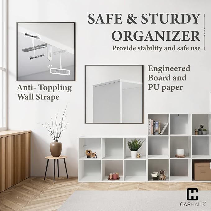 CAPHAUS Sturdy Room 11-Inch Cube Storage Organizer Shelf, - Image 5