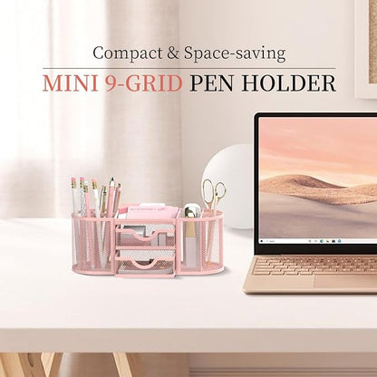 SUPEASY Mesh Desk Organizer, Desk Organizers and Accessories, Pen Holder - Image 2