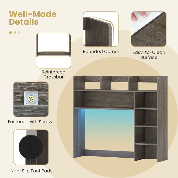 Tangkula Desktop Bookshelf - Image 9