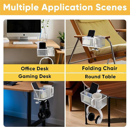 4 in 1 Metal Clip On Cup Holder Attachment - Image 6