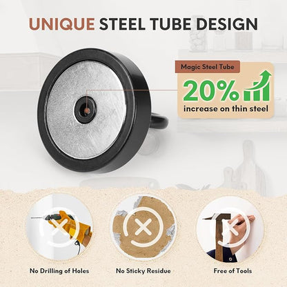 Neosmuk Magnetic Hooks Steel Tube Design - Image 3