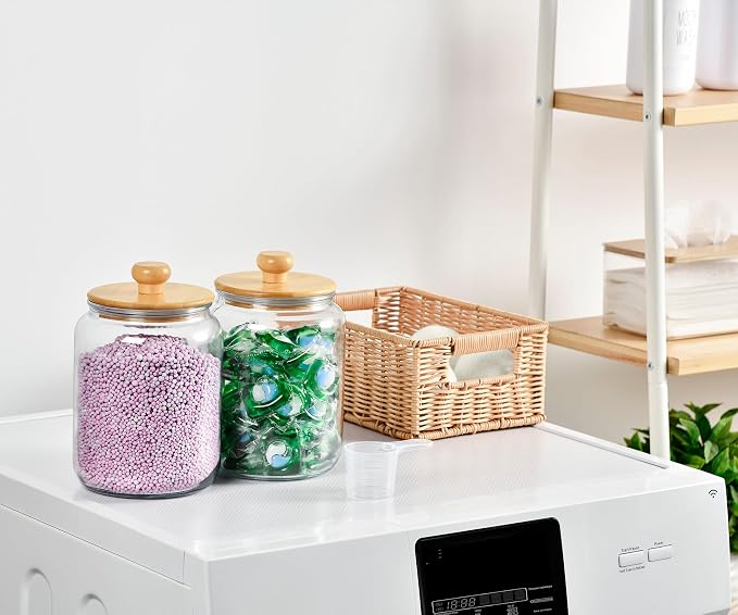 SUBEKYU Laundry Pod Containers and Dryer Sheet Holder - Image 6