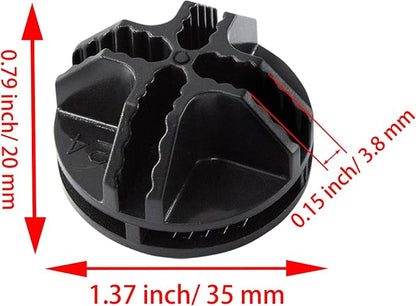 40PCS Cube Connectors Plastic Storage Wire Cube Connectors ABS Connectors - Image 2