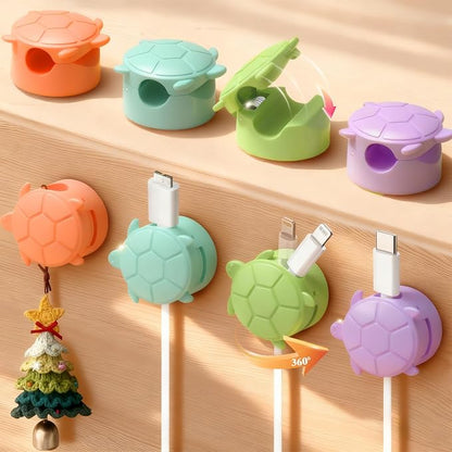 8 Pack Rotatable Cable Clips, Cord Organizer Spring Clip Cord Holder by Lancord