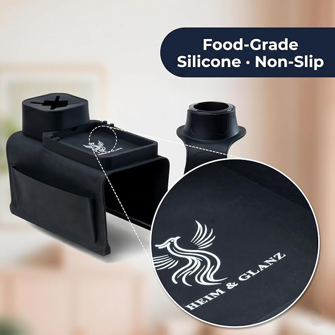 Heim & Glanz Silicone Couch Cup Holder Tray 2-Pack, Armrest Organizer - Image 7