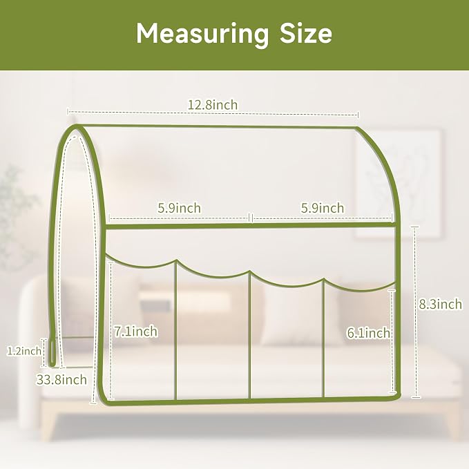 MEHIDFY Sofa Armrest Caddy, Waterproof Bedside Storage Organizer, Non Slip - Image 3