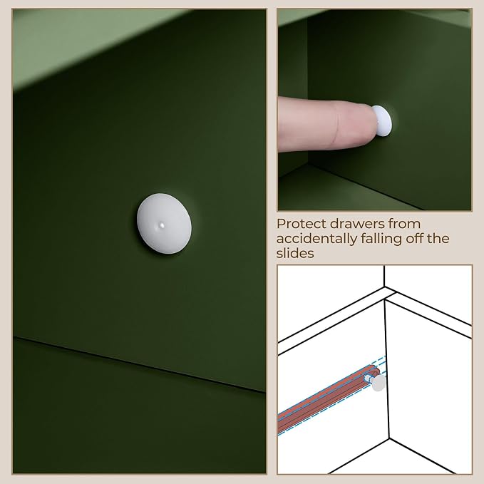 Yaheetech Bathroom Storage Cabinet, Beside Toilet or Vanity, Beadboard Tower - Image 8