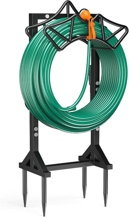 Garden Hose Holder Holds 160Ft Hoses, Heavy-Duty Freestanding Water Hose Stand by Unknown