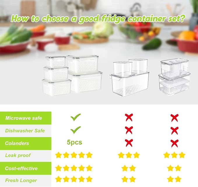 10 PS Fridge Food Storage Container - Image 4