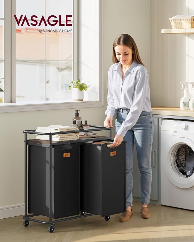 VASAGLE Laundry Sorter, Laundry Hamper - Image 2