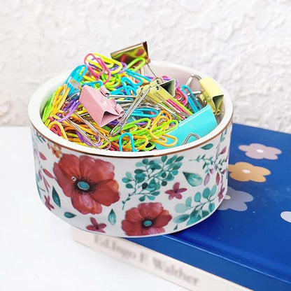 Ceramic Paper Clip Holders Paperclips Holder Dispenser Cute Clips Organizer - Image 6