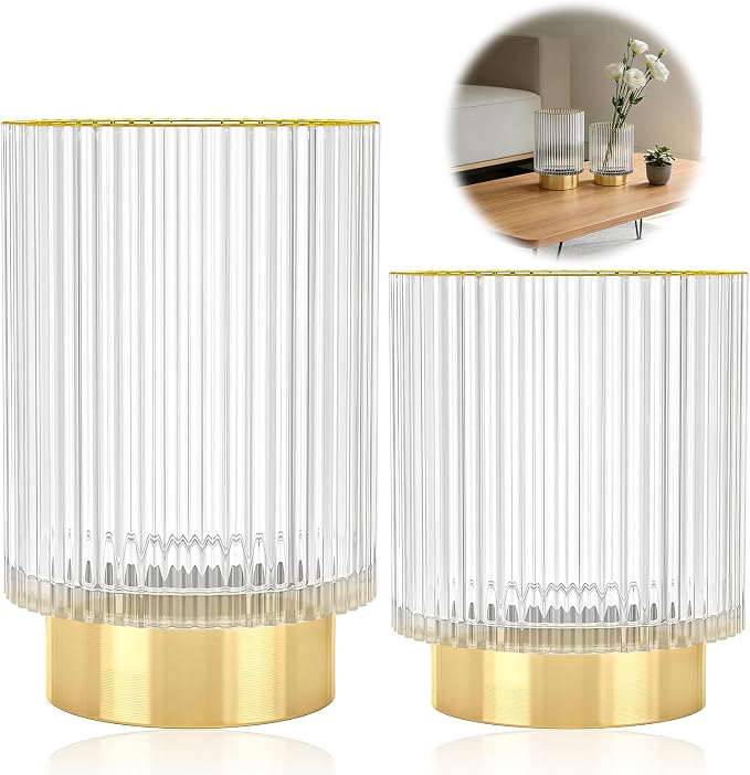 Makeup Brush Holder Organizer, Heavy Crystal Glass Brush Storage Holder - Image 7