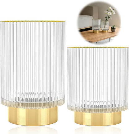 Makeup Brush Holder Organizer, Heavy Crystal Glass Brush Storage Holder - Image 7