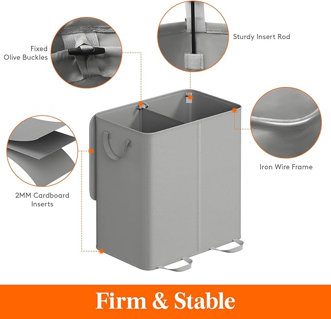 Lifewit Double Laundry Hamper - Image 2