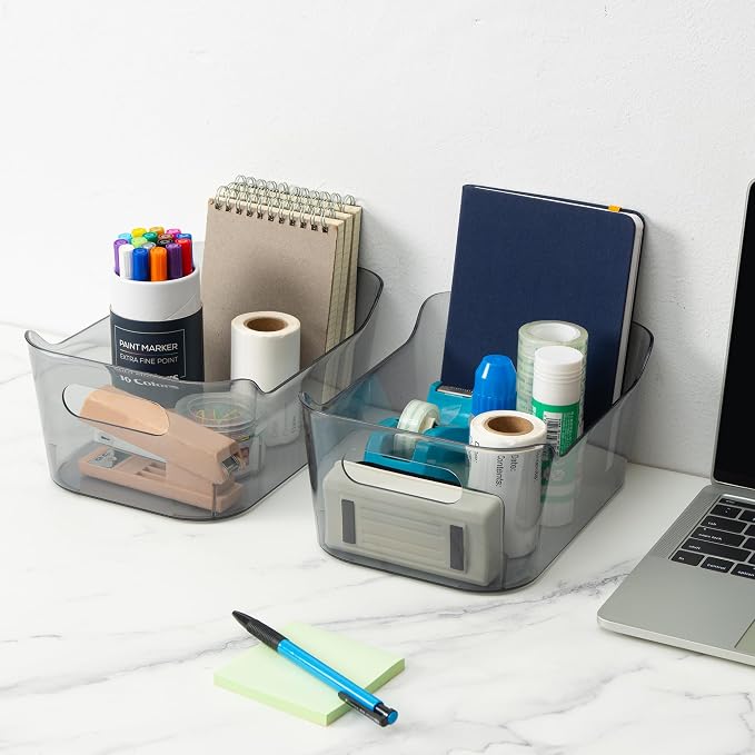 Tiawudi 8 Pack Plastic Storage Bins, Home Edit and Cabinet Organizers - Image 4