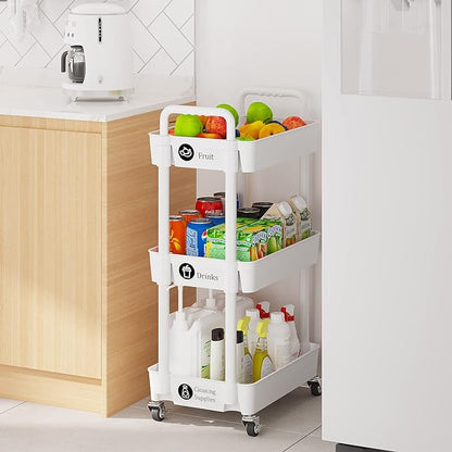 Laiensia 3-Tier Rolling Cart - Image 4