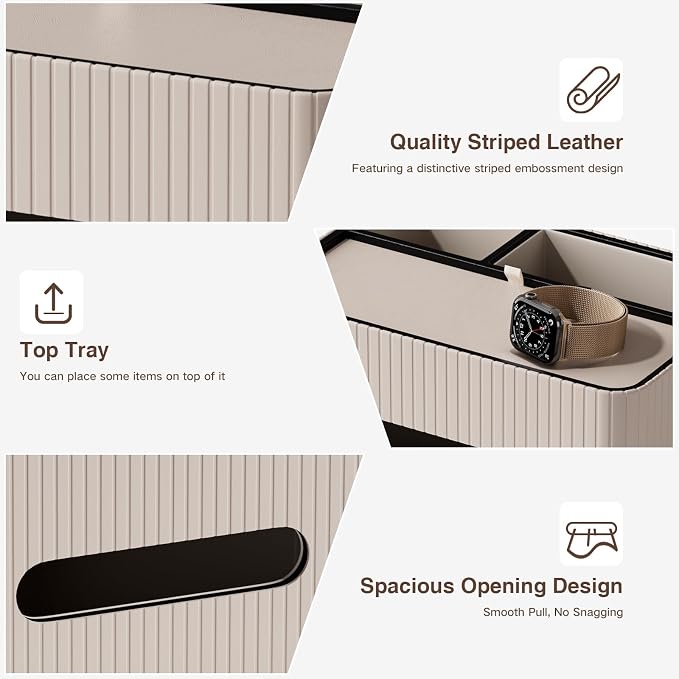 KINGFOM Leather Tissue Box Cover - Image 9