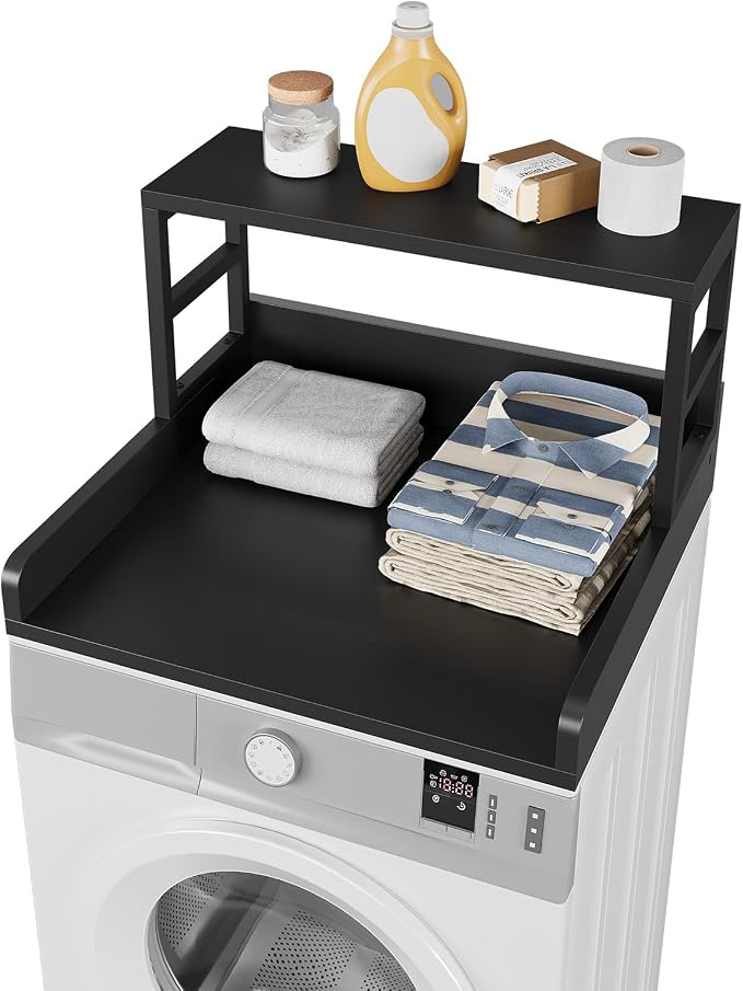 Washer Dryer Countertop with Shelf, 27.5″D x 27.5″W x 16.7″H, Countertop by Unknown