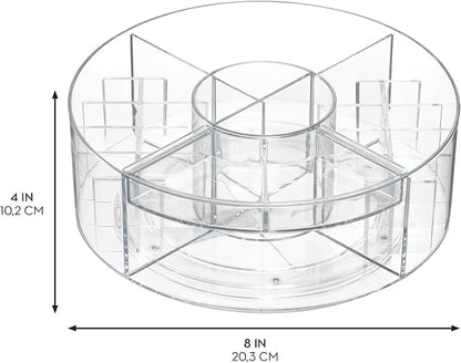 iDesign The Sarah Tanno Collection Lazy Susan Spinning Cosmetic Organizer - Image 2