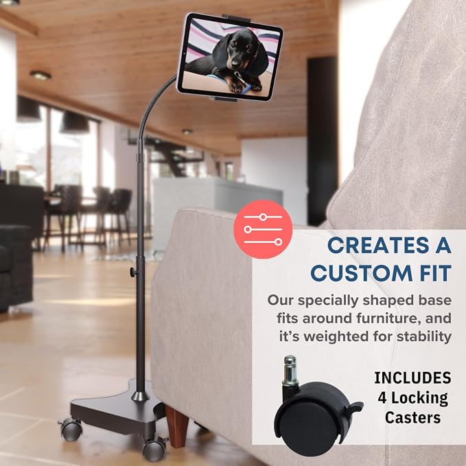 LEVO Adjustable Height Floor Stand on Wheels - Image 5