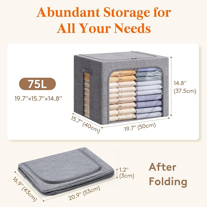 Lifewit Clothes Storage Bins - Image 4