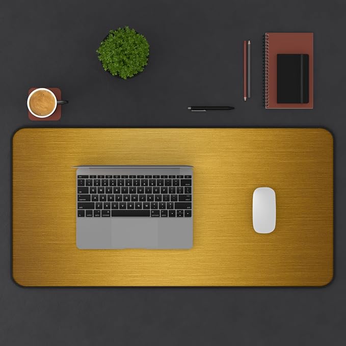 Brushed Metal Texture Desk Mat - Image 2