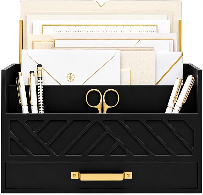 BLU MONACO | Wooden Mail Organizer by Blu_Monaco