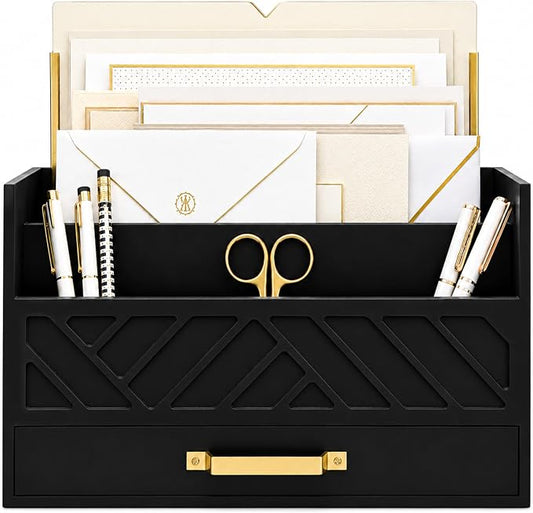 BLU MONACO | Wooden Mail Organizer by Blu_Monaco