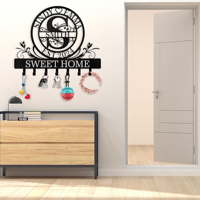 Personalized Key Holder for Wall - Image 2
