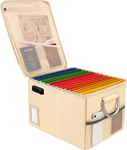 TOMKID Fireproof Document Box, Fire Proof Safe Box by Aobteeny