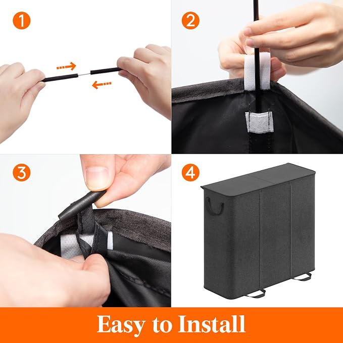 Lifewit Triple Laundry Hamper - Image 4