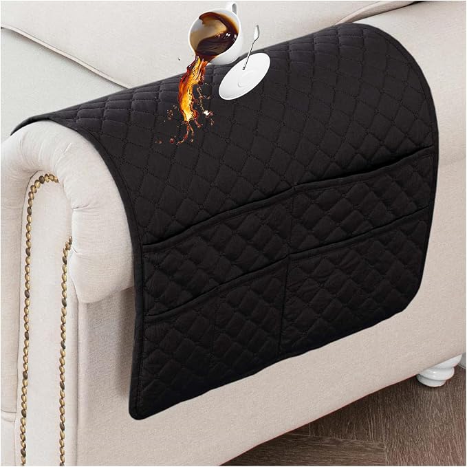 Waterproof Sofa Armrest Cover Headrest Cover by ZGDDPZA