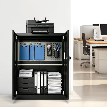 Marcree Digital Storage Cabinet, Metal Storage Locker - Image 2