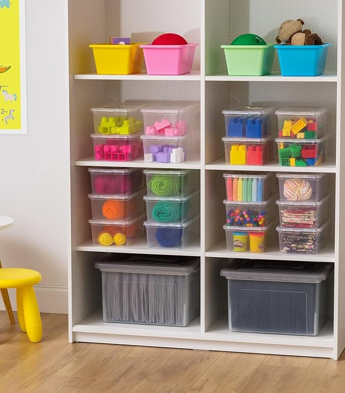 IRIS USA 6-Pack 6 Qt Storage Bins - Image 3