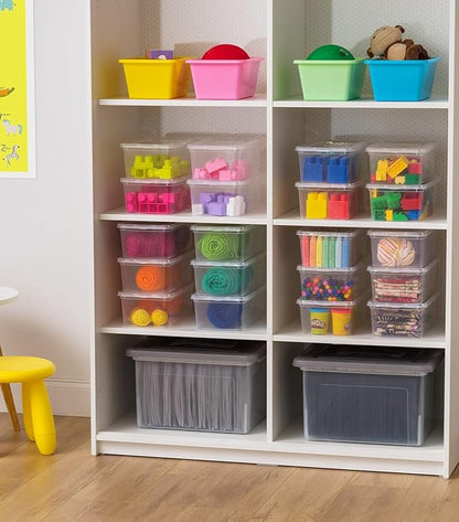 IRIS USA 6-Pack 6 Qt Storage Bins - Image 3